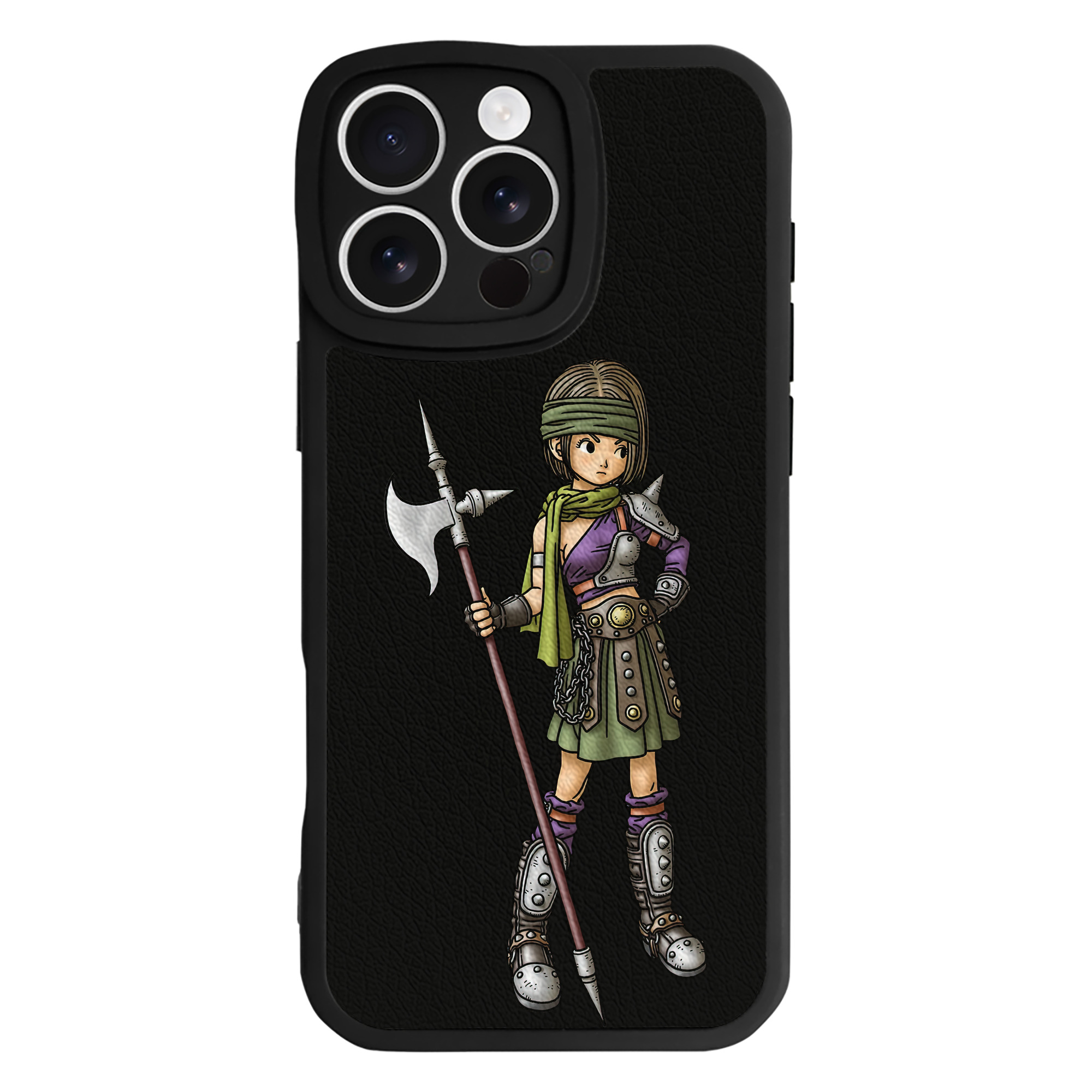 （画像用） ドラゴンクエスト Doragon Kuesuto Dragon Quest 【iPhone 16シリーズ対応】シリコンスマホケース（レザー調） 材質：シリコン